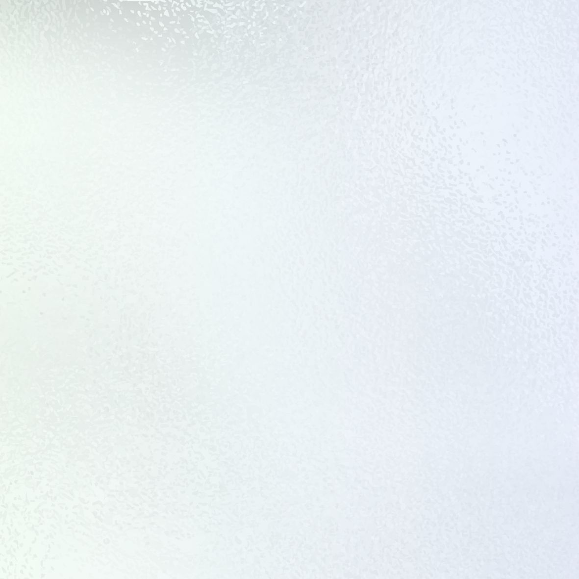 Clear matte frost finish on glass