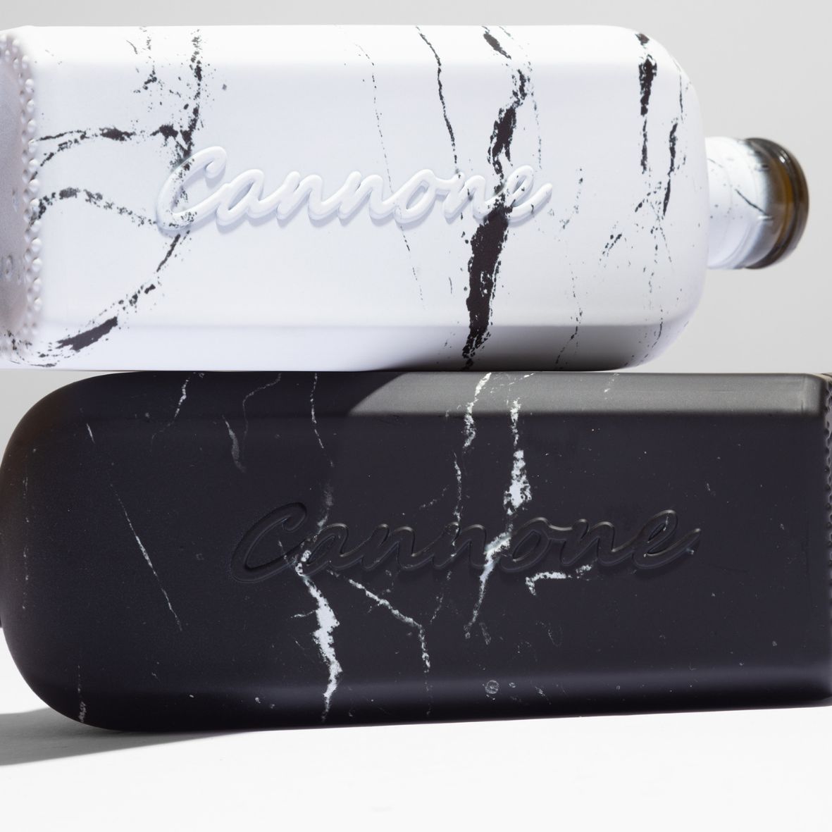 White Matte decorated bottle