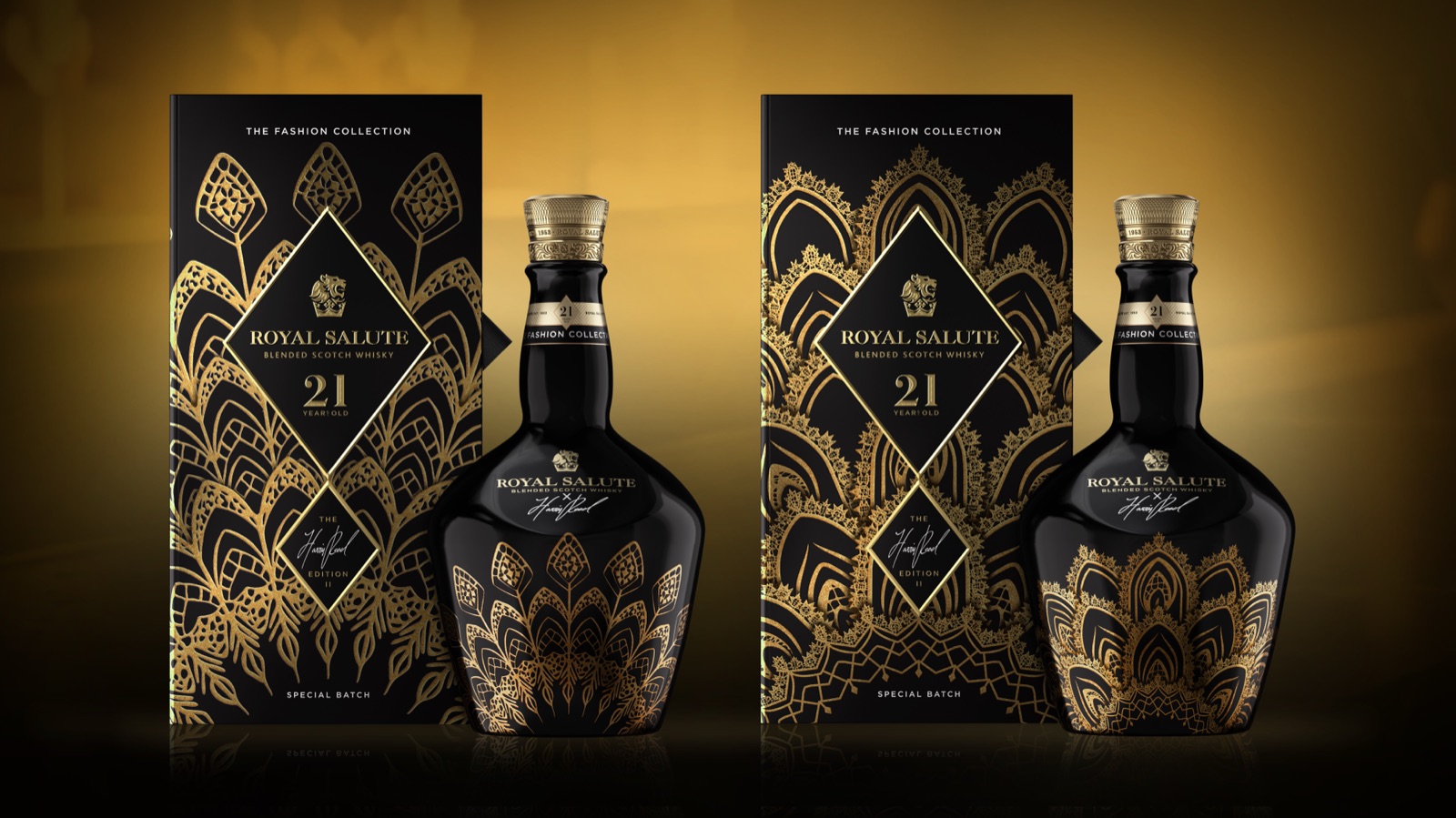 Fully decorated whisky fashion-edition bottles and coffrets — sublimation on glass by ATIU
